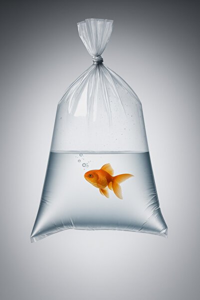 Vitapac Şeffaf Naylon Torba-265 Adet-Yumurta/ Bakliyat/Kuruyemiş Torbası,Ultra Kalın 1 Kg lık 20*30