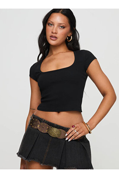 fablair Μπλούζα με τετράγωνο γιακά καμιζόλ