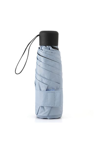Choice Blue Ultralight Mini Pocket Women's Small Windproof Folding Umbrella Travel Compact Rain Men's Umbre