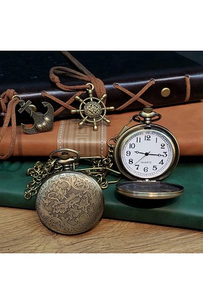 Store Antique Vintage Chain Clock