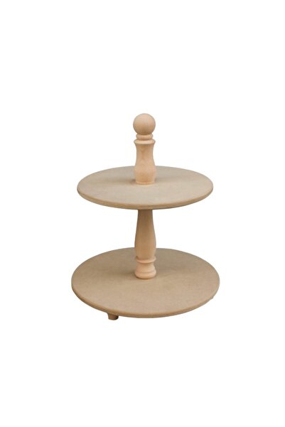 Atölye Kiraz Sn 06 Tiered Turning Handle Presentation Stand 35X29X29 cm