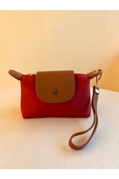 Sanart Shop Waterproof Mini Handbag with Leather Cover and Snap Fastener