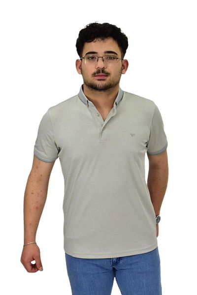 Raymons Ανδρικό μπλουζάκι Mercerized με γιακά πόλο μεγάλου μεγέθους T3000 BGL-ST04534