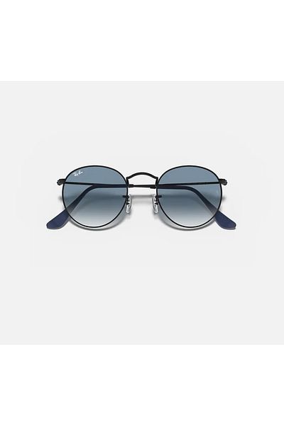 Ray-Ban Classic Round Matte Black Gradient Sunglasses Rb3447 006/3f Size 50