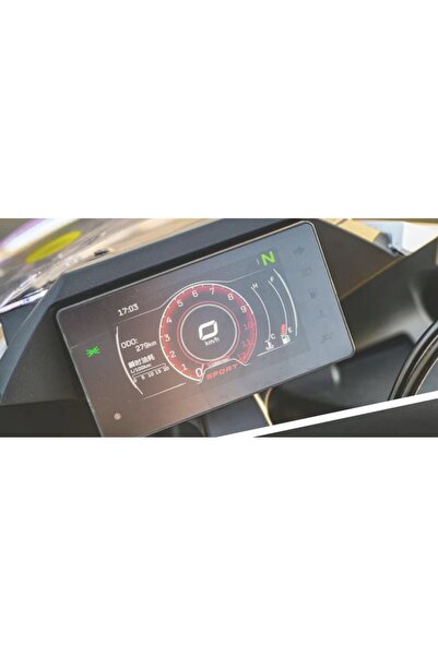 Engo CF Moto 250 SR Tuşsuz Model Ekran Koruyucu Şeffaf 9H Nano