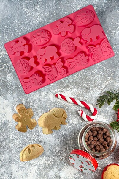 İronika Cheerful Cake Mold Fun Cute Animals Figured Cookie Chocolate Gloves Cake Mold