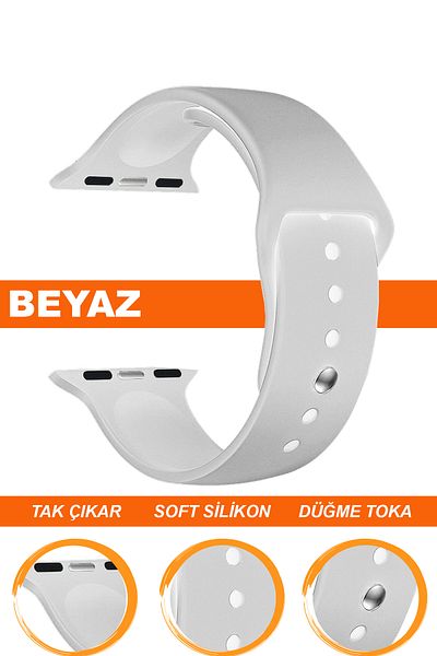 COBRA Apple Watch Compatible Series 1/2/3/4/5/6/Se/7/8/9 Ultra/Ultra2 42/44/45/49mm Silicone Cord Strap S09Ad