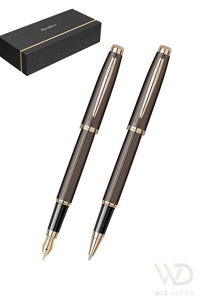 Scrikss 39 Dolmakalem - Roller Pen Set Rose Gold Special Gift Boxed