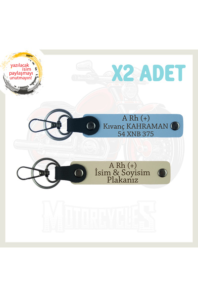 Asortishey لوحة اسم مناسبة لدراجة نارية مع كتابة فصيلة الدم، سلسلة مفاتيح آمن...