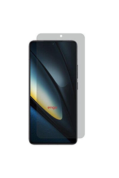 Engo Xiaomi Poco F6 İle Uyumlu Hayalet Ekran Koruyucu Yandan Görünmeyen Gizlilik Koruması, 9H Kırılmaz Nano Cam