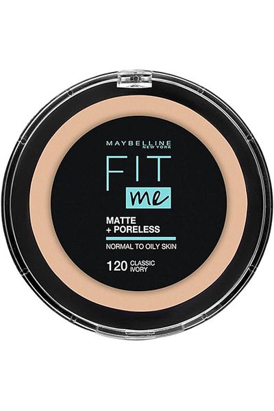 LEADING LINES Maybelline New York Fit Me Matte & Poreless Face Powder, 120 Classic Ivory, 12g