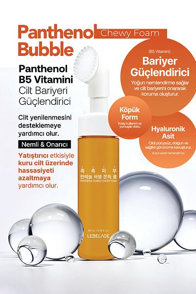 LEBELAGE Panthenol Cleansing Apparatus Bubble Chewy Foam