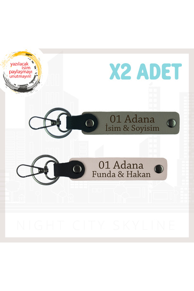 Asortishey اسم مكتوب على شكل ميدالية مفاتيح بتصميم Adana Elegance مثالية للهد...