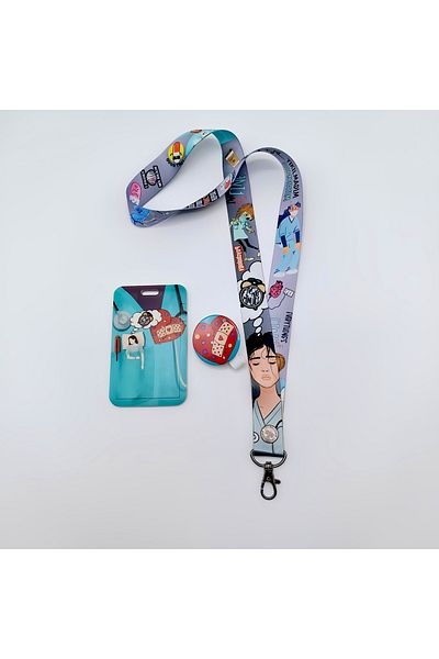 CİCCİBİCCİSHOP New Premium Model Healthy Neck Strap Rope, Sliding Card Holder and Yoyo