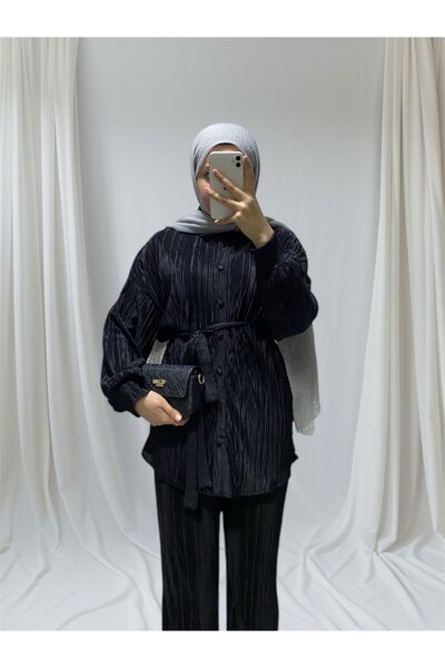 dantecollection piliseli gömlek takım