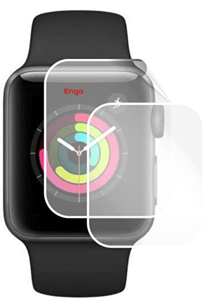 Engo Apple Watch 3 38 Mm Ekran Koruyucu Şeffaf Tpu Film 2 Adet