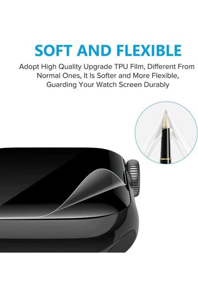 Engo Apple Watch 40 MM Screen Protector Transparent Flexible TPU Film 2 Pieces