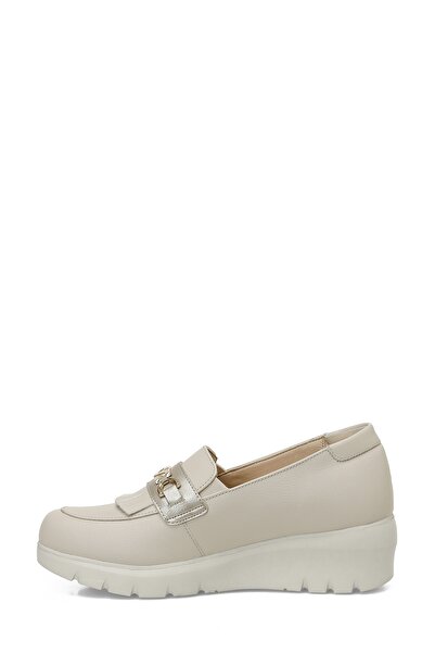 Polaris 166010.Z5FX Bej Kadın Loafer