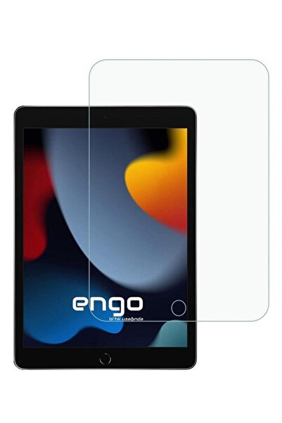 Engo Apple iPad 9.Nesil 10.2 Ekran Koruyucu 9H Kırılmaz Esnek Nano Cam, HD Şe...