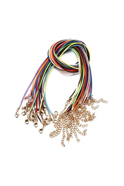 Choice 50 سم × 1.5 مم، 10 قطع، جلد يدوي الصنع، مع مشبك جراد البحر، حبل مضفر ق...