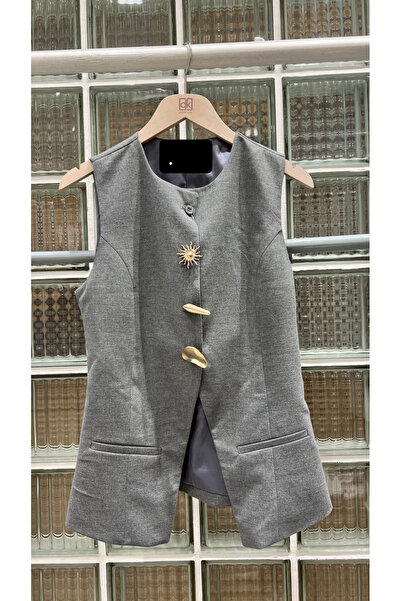 BENASSI Tasarım Gri Bluz