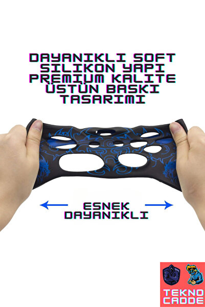 beboncool Ps4 Dualshock 4 Desenli Joystick Silikon Kılıf
