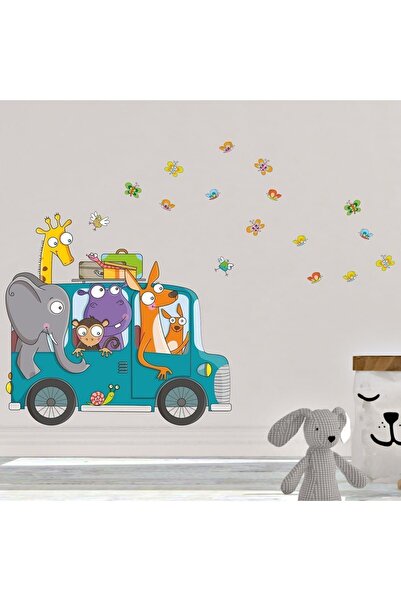 KT Decor Весела подорож Набір наклейок для дитячої кімнати