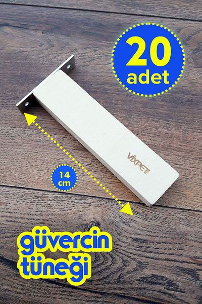 Vixpet 14 cm 20 Pieces Single Wooden Pigeon Perch Resting Perch