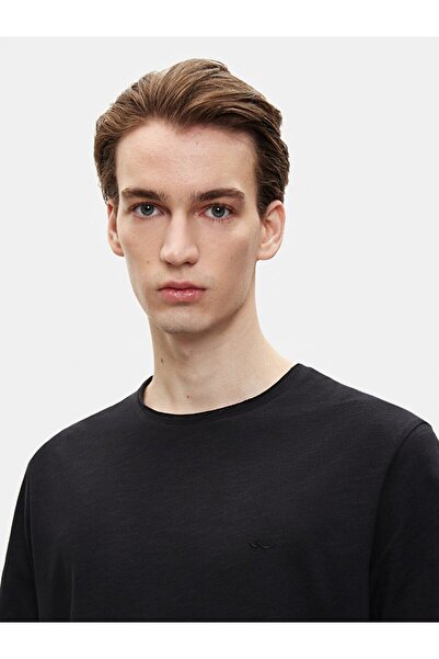 Ltb Basic Crew Neck Regular Black T-Shirt