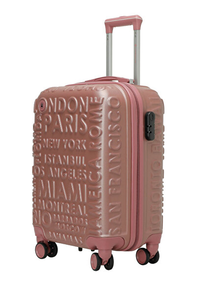 lumberjack LUGANO -K ABS 5FX Pudra Unisex Küçük Boy Valiz