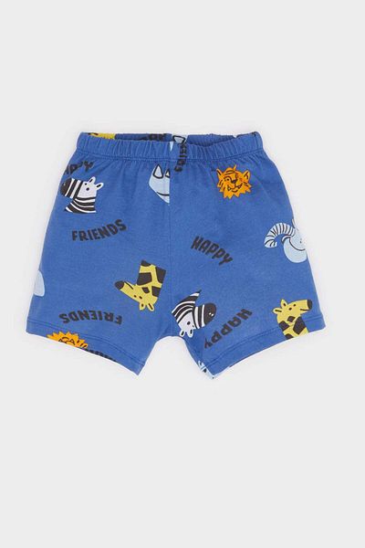 DeFacto Baby Boy 2 Piece Set Short Sleeve T-Shirt Elastic Waist Shorts E8724A525Sm