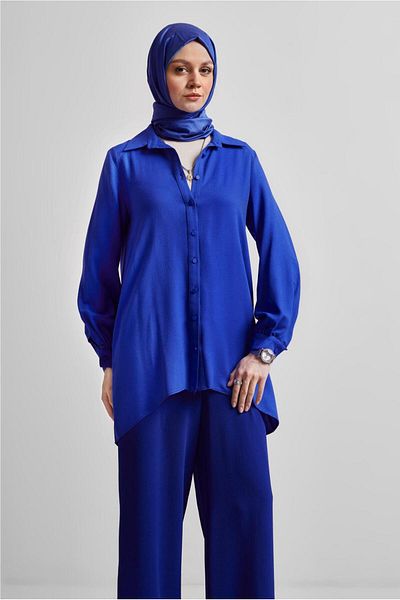 Alvina Asymmetric Cut Tunic 44817