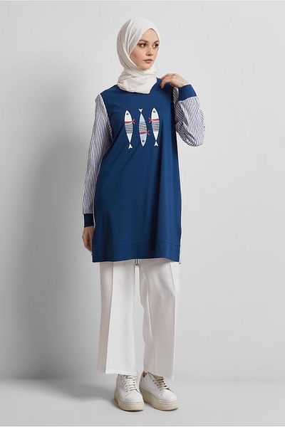 Alvina Printed Tracksuit Tunic 45468