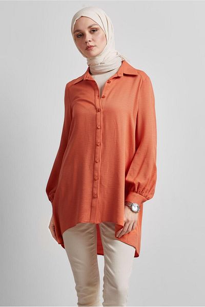 Alvina Asymmetric Cut Tunic 44817