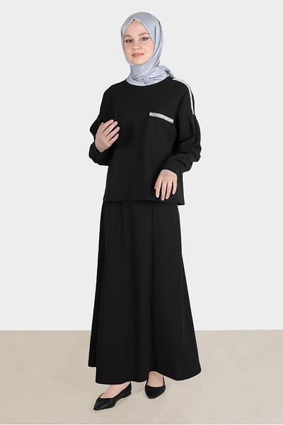 Alvina SET FUSTE DUBLU DETALIAT BUZUUNAR PIATRA 42658
