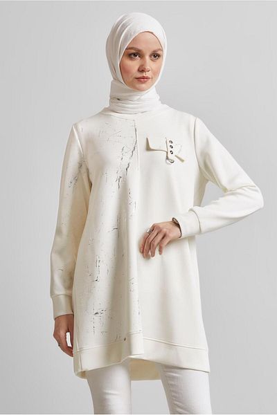 Alvina Bicycle Collar Tracksuit Tunic Model No: 45441
