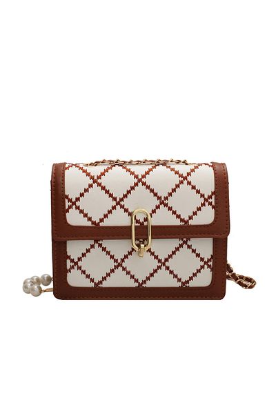 ETG Line Square Handbag Shoulder Crossbody Bag