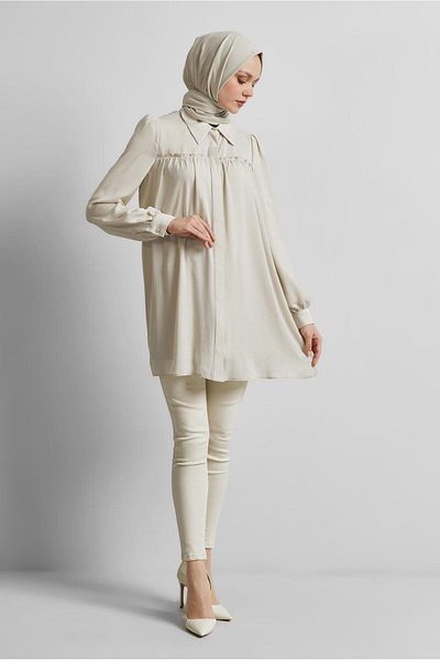 Alvina Shirt Collar Tunic 45415