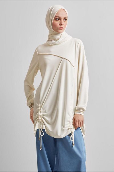 Alvina Shiring Detail Trainers Tunic 45462