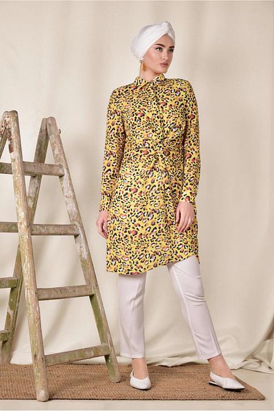 Alvina Colorful Patterned Tunic 4115