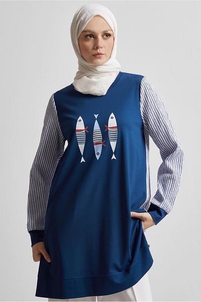 Alvina Printed Tracksuit Tunic 45468