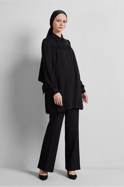 Alvina Shirt Collar Tunic 45415