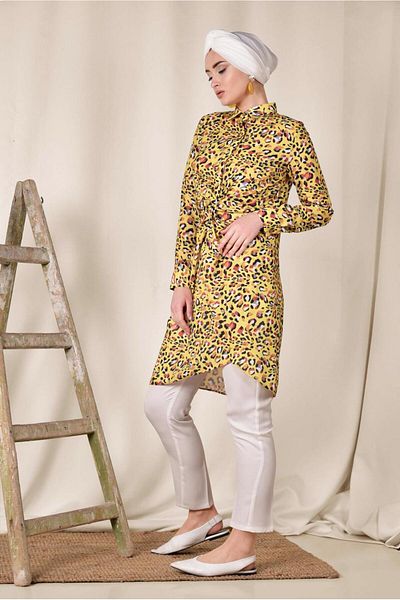 Alvina Colorful Patterned Tunic 4115
