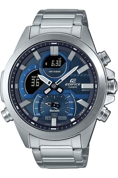 Casio ساعة Ecb-30d-2adf Edifce بلوتوث للرجال