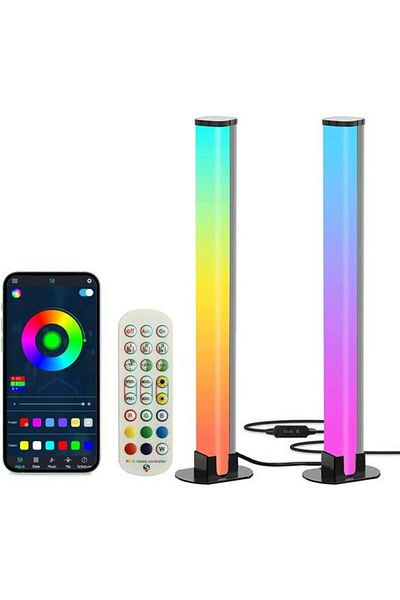 COOYA 2 Pack Smart LED Light Bars, Bluetooth and APP Control, for Party