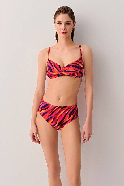 SUWEN Flame Yanı Drapeli Bikini Altı