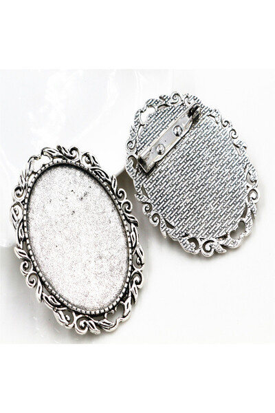 Choice B4-16 دبوس دبوس برونزي أسود عتيق من الذهب/الفضة بتصميم مثقوب، 5 قطع بم...