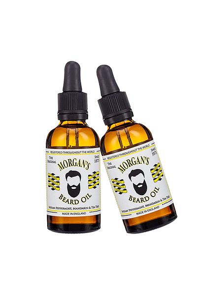 Morgan's Pomade Morgan's Beard Oil 50ml Glass Bottle Indian peppermint