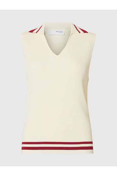 Selected Femme Top V-Ausschnitt