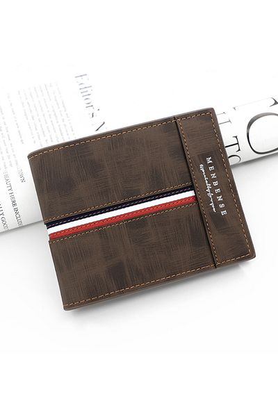 ETG Business Men's Wallet Short Wallet Card Holder Document Bag 12*9.5*2cm